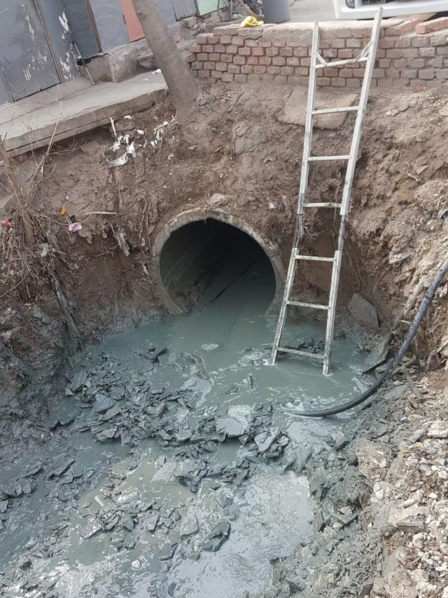 清水河管道清洗